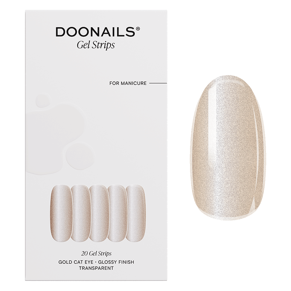 Bild: DOONAILS Gel Strips Gold Cat Eye