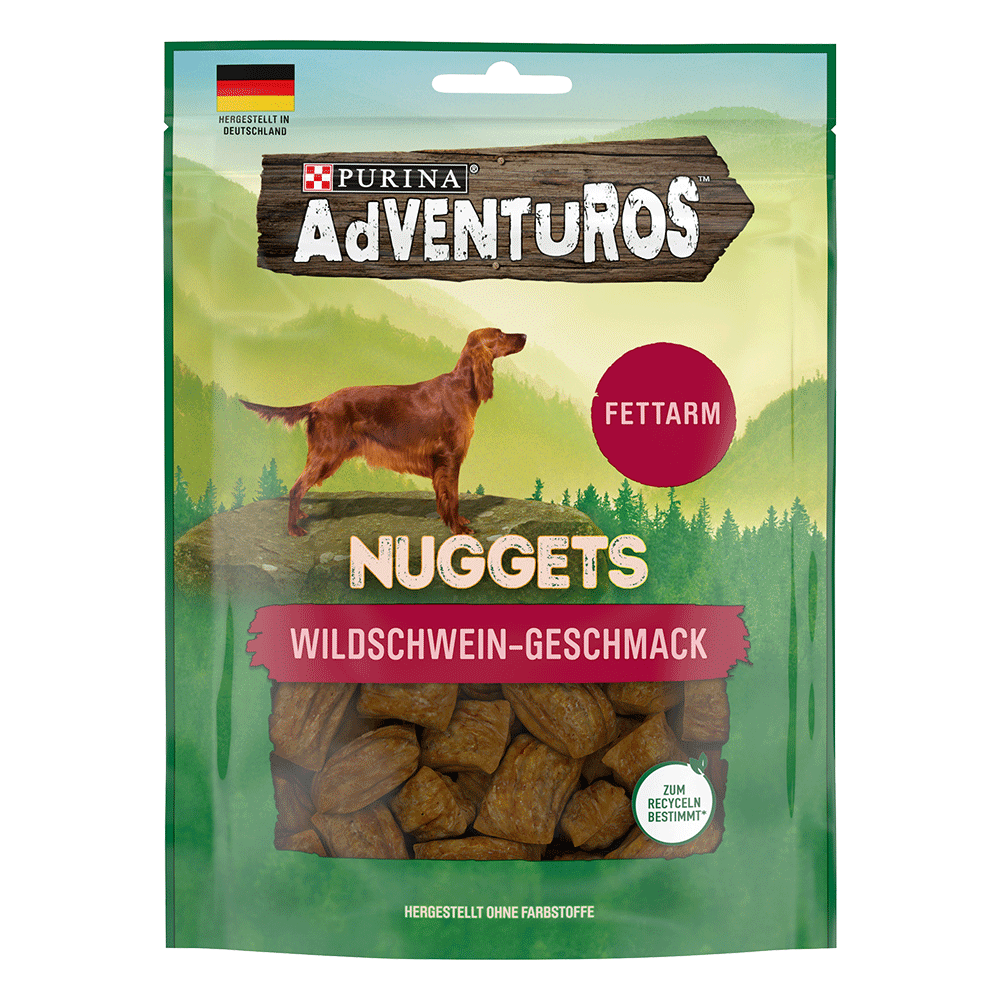 Bild: Purina AdVENTUROS Nuggets Wildschwein 