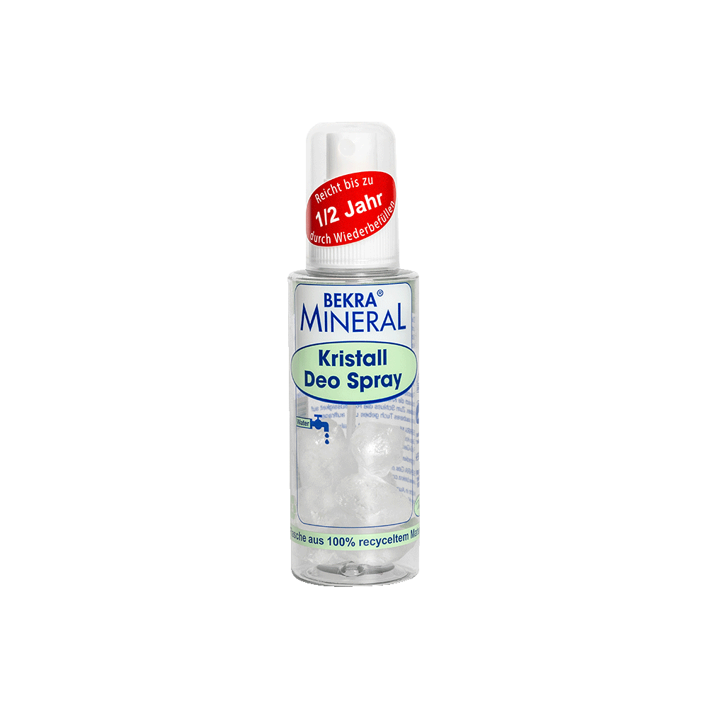 Bild: BEKRA Mineral Kristall Deo-Spray 