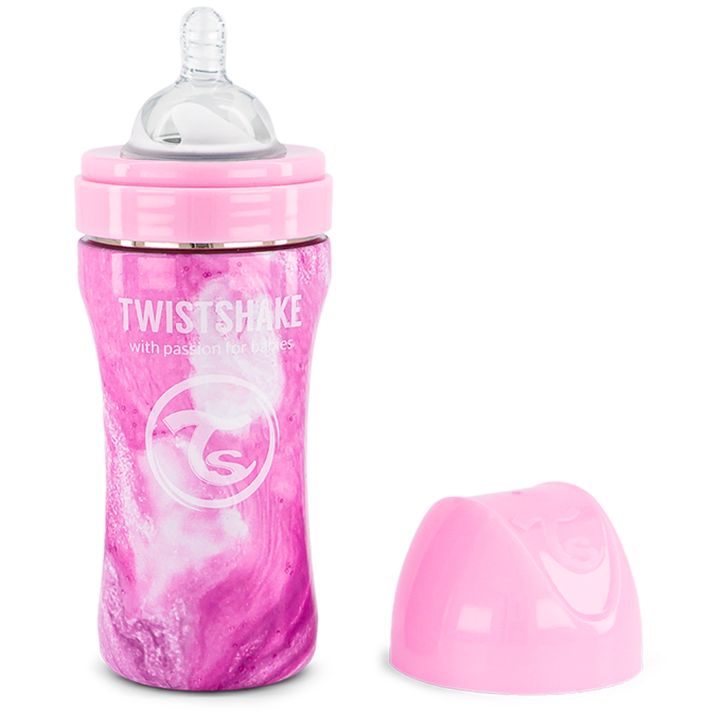 Bild: Twistshake Anit Colic Fläschchen Pink 