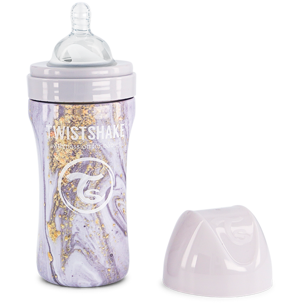 Bild: Twistshake Anti Colic Fläschchen Grau 