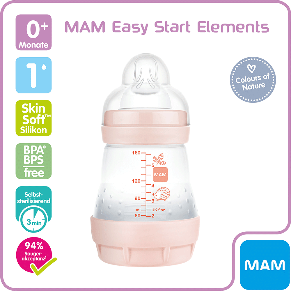 Bild: MAM Easy Start Anti-Colic Elements Babyflasche 160ml 