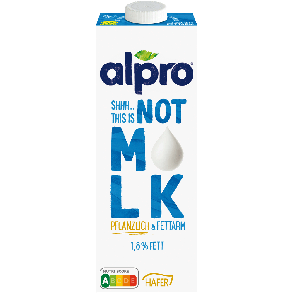 Bild: Alpro Not Mlk Haferdrink Fettarm 