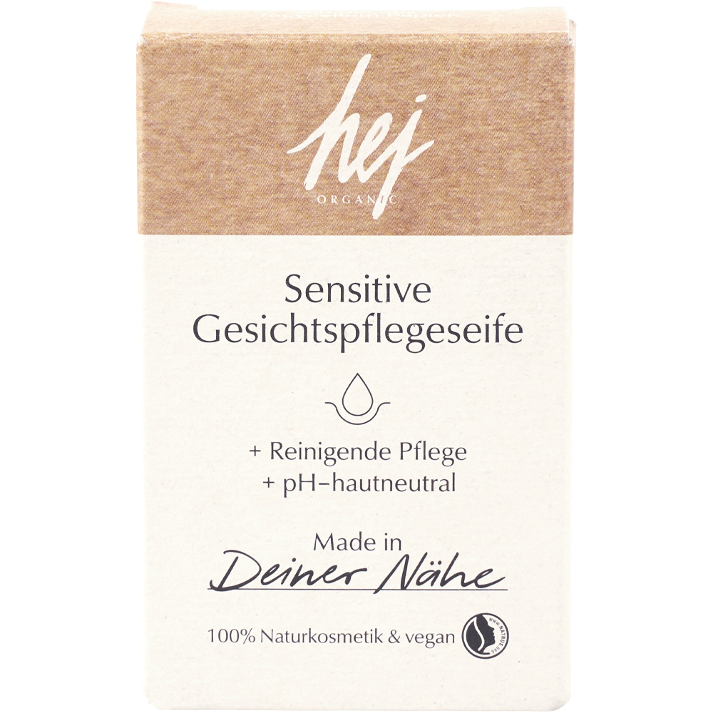 Bild: hej organic Gesichtsseife Sensitive 