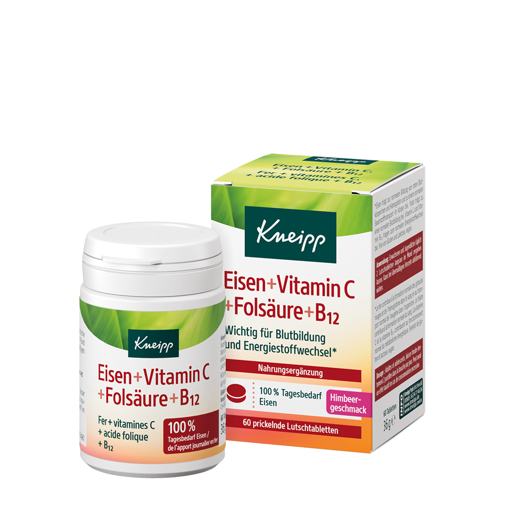 Bild: Kneipp Eisen + Vitamin C + Folsäure + B12 