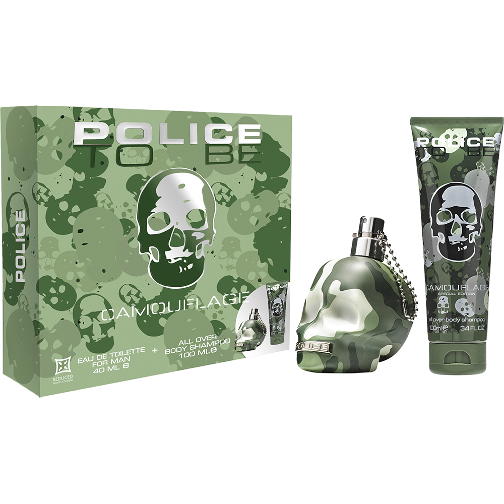 Bild: Police To Be Camouflage Geschenkset Eau de Toilette 40 ml + Duschgel 100 ml 