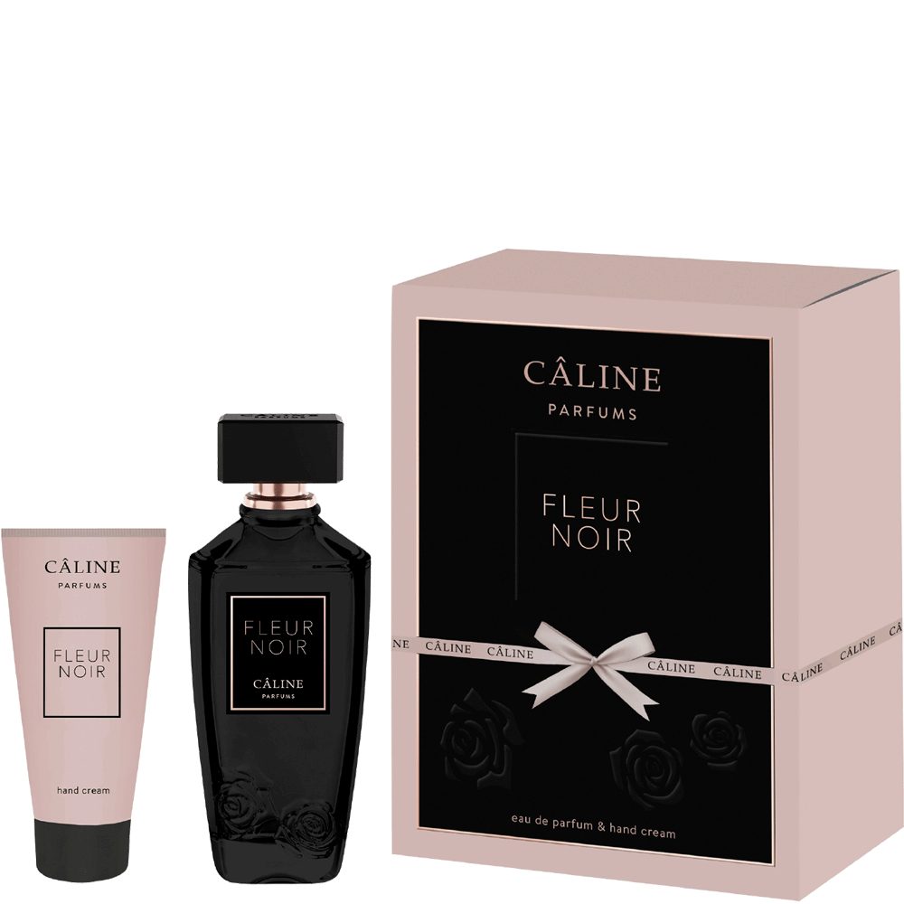 Bild: Caline Parfums Fleur Noir Geschenkset Eau de Parfum 60 ml + Handcreme 50 ml 