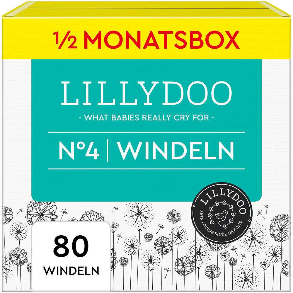 Bild: LILLYDOO 1/2 Monatsbox Windeln N°4, 9 kg - 14 kg 