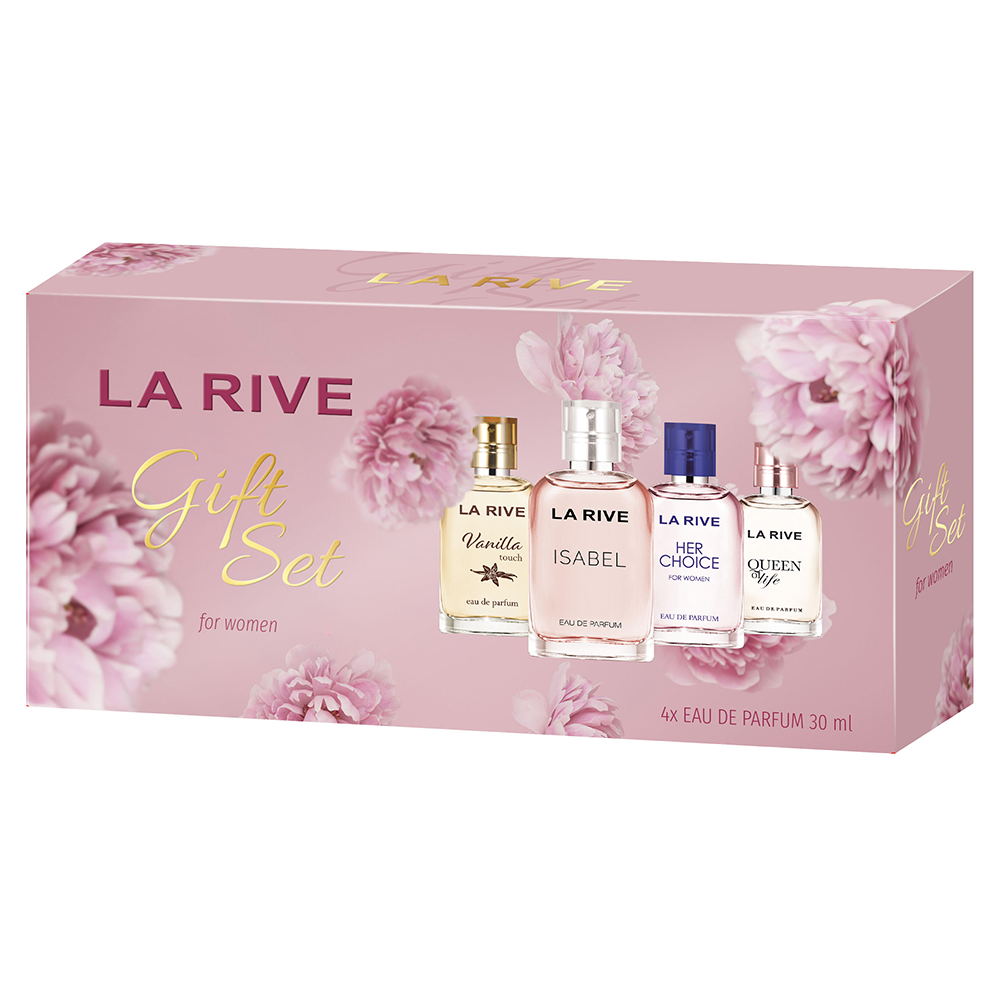 Bild: LA RIVE Geschenkset Vanilla Touch, Isabel, Her Choice und Queen of Life je 30 ml 