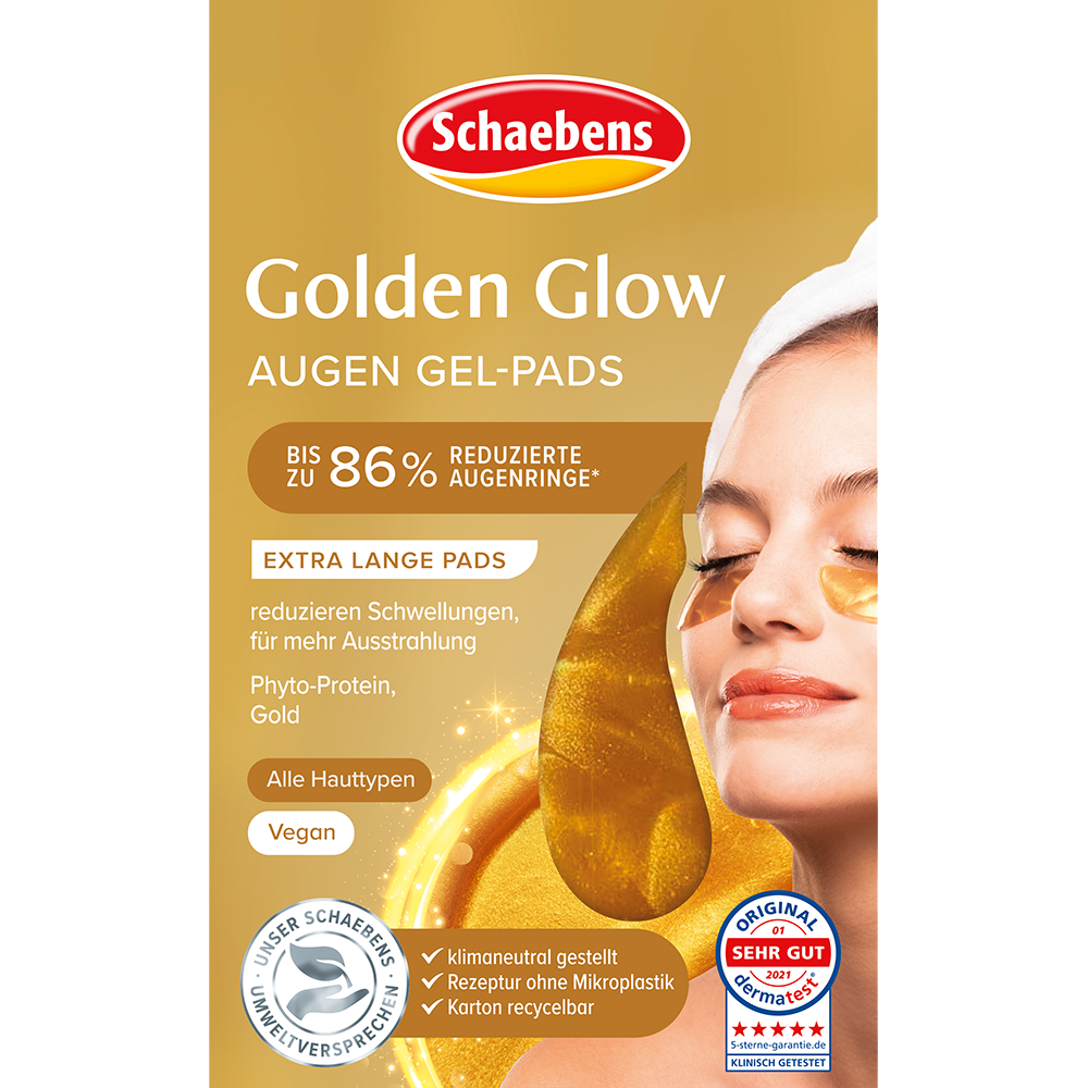 Bild: Schaebens Augen Gel Pads Golden Glow 