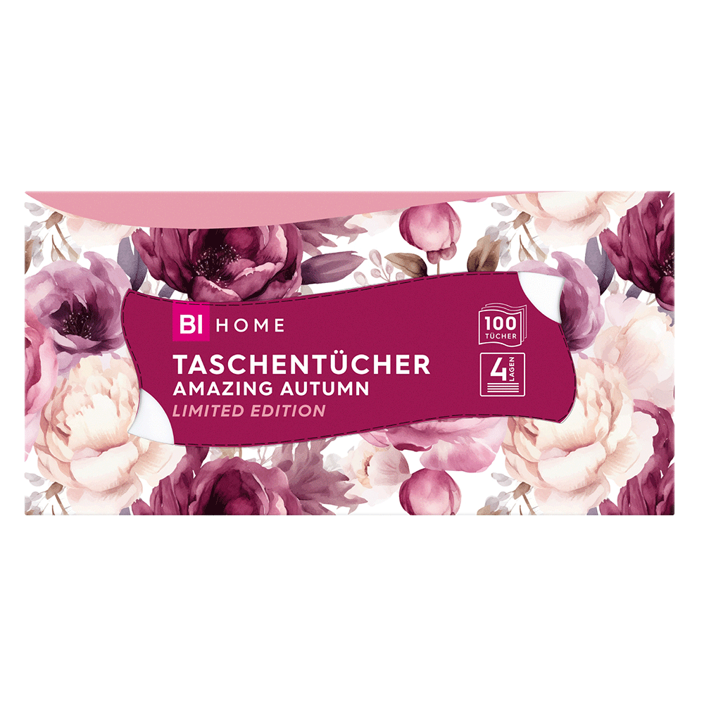 Bild: BI HOME Taschentücher Amazing Autumn Limited Edition 