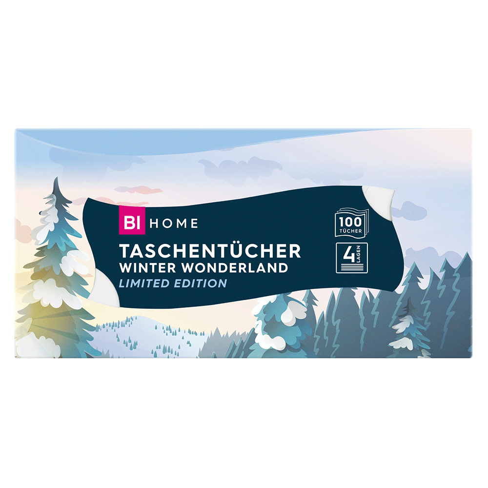 Bild: BI HOME Taschentücher Winter Wonderland Limited Edition 