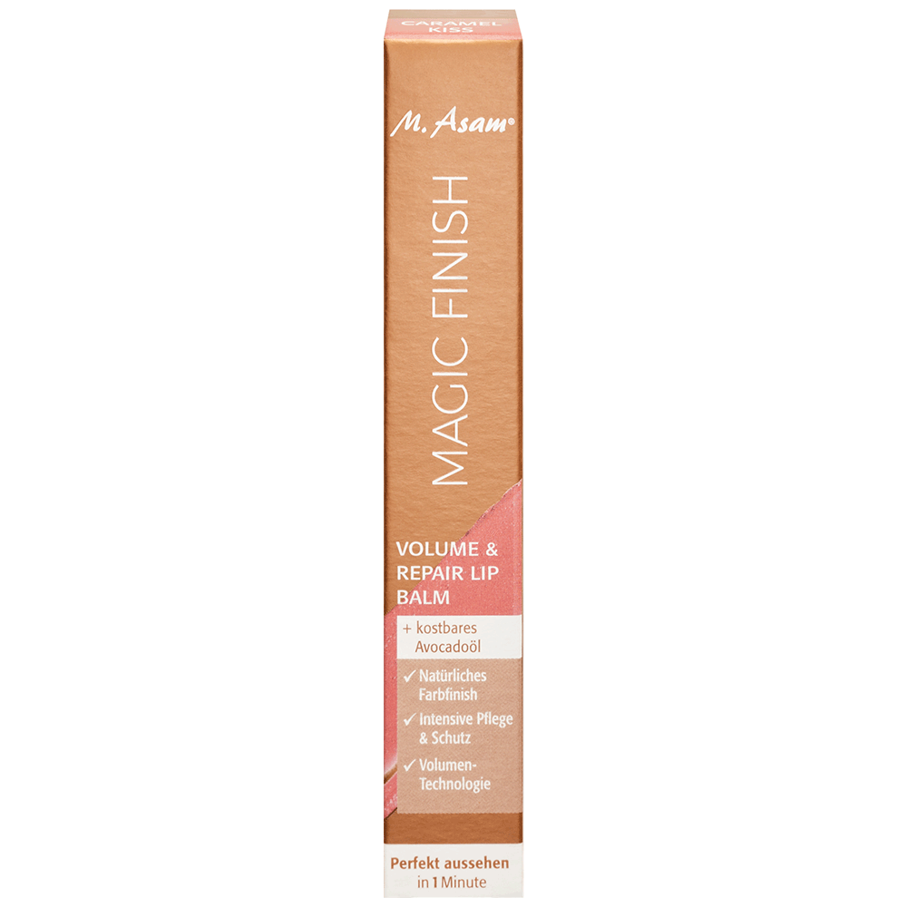 Bild: M. Asam Magic Finish Volume & Repair Lip Balm caramel kiss