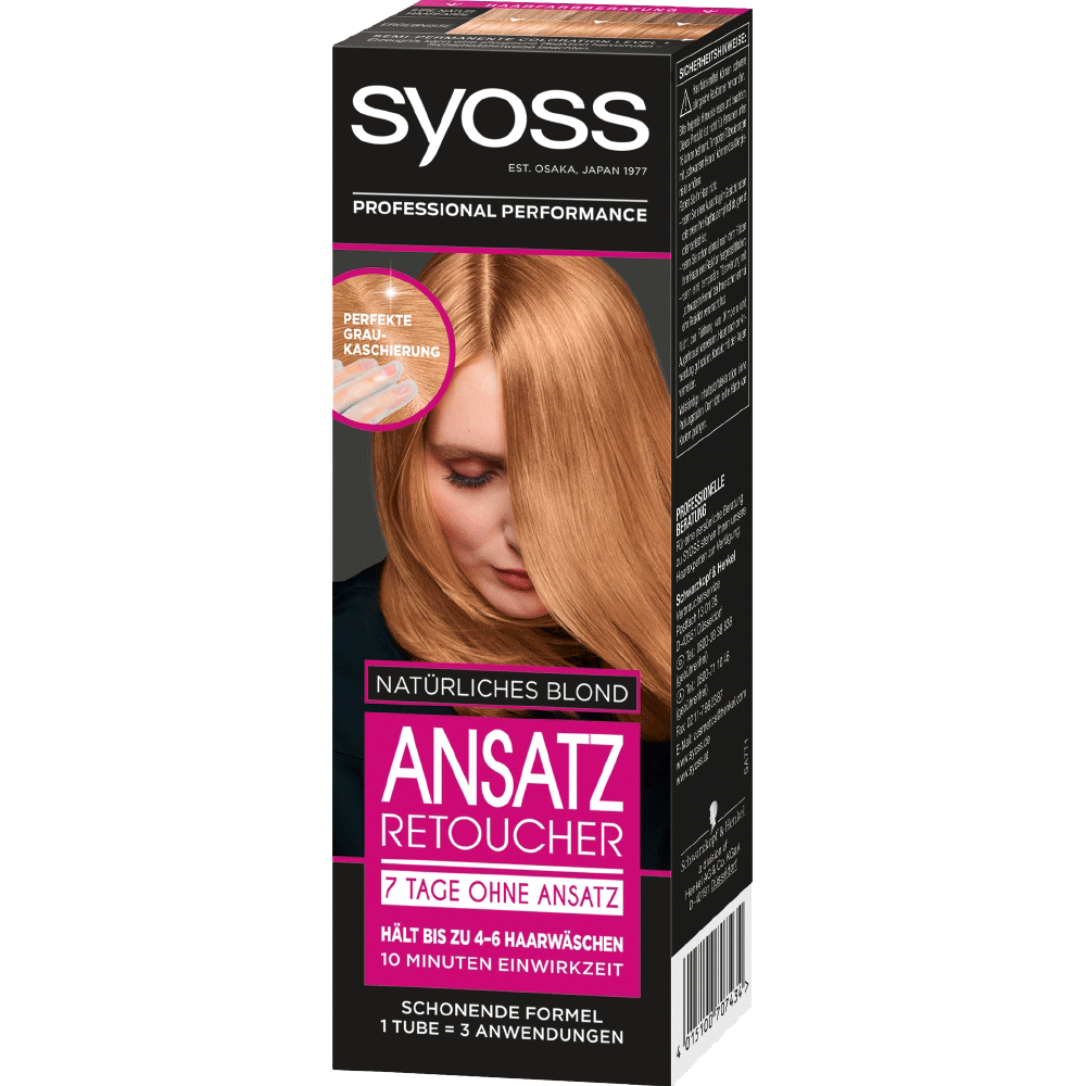 Bild: syoss Ansatz Retoucher Naturblond 