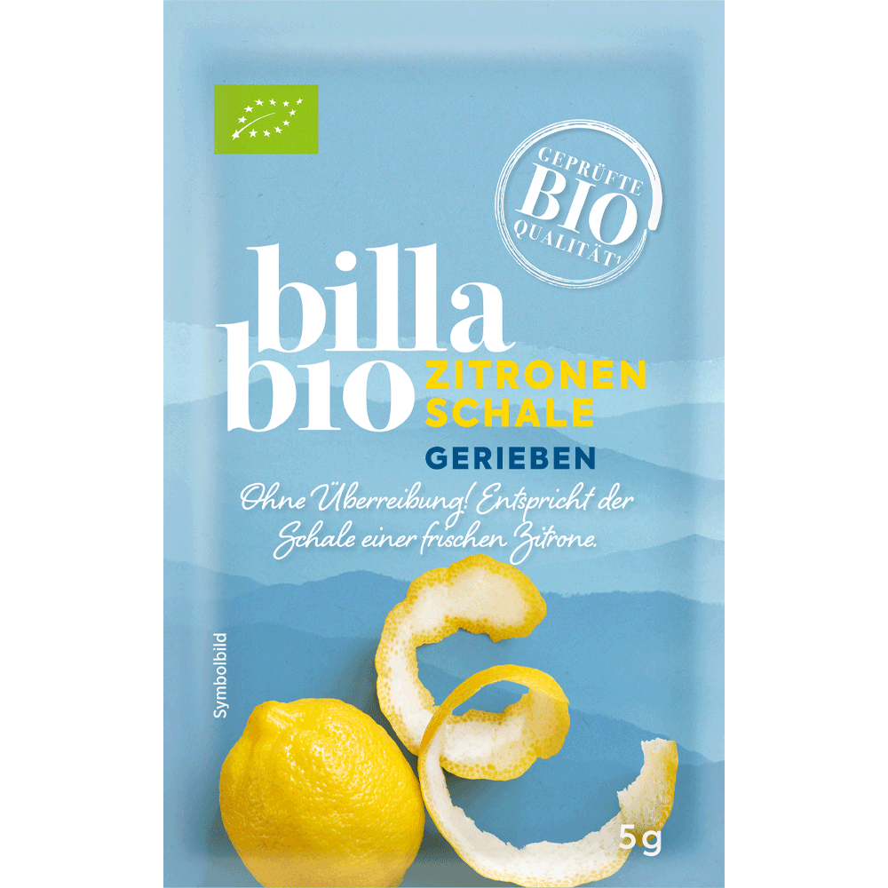 Bild: Billa Bio Zitronenschalen Gerieben 