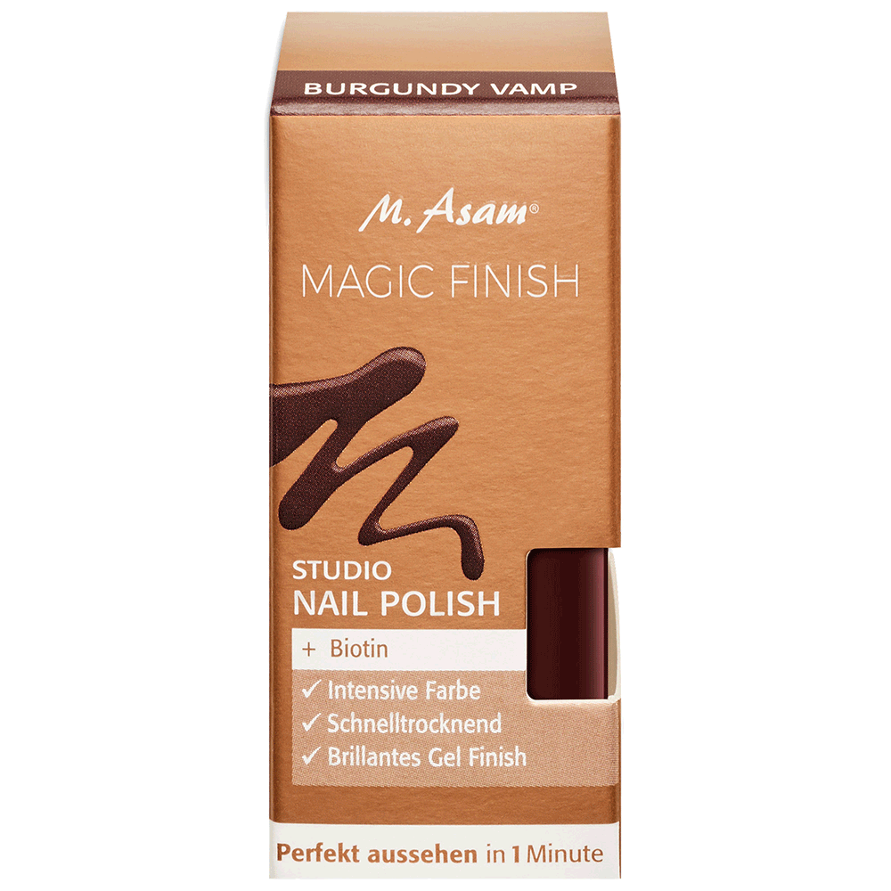 Bild: M. Asam Magic Finish Studio Nail Polish Burgundy Vamp