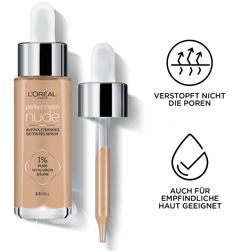 Bild: L'ORÉAL PARIS Perfect Match Serum 2-3 hell