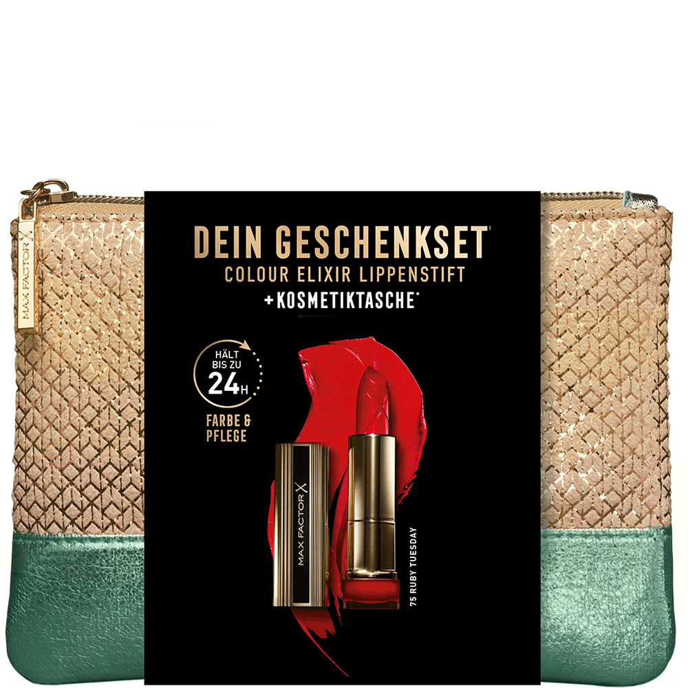 Bild: MAX FACTOR Set Ruby Tuesday + Gratis Kosmetiktasche 