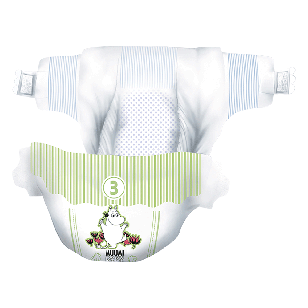 Bild: Moomin Baby Windeln Größe 3, 5kg - 8kg 