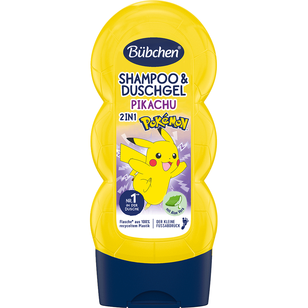 Bild: Bübchen 2in1 Shampoo und Duschgel Pikachu 