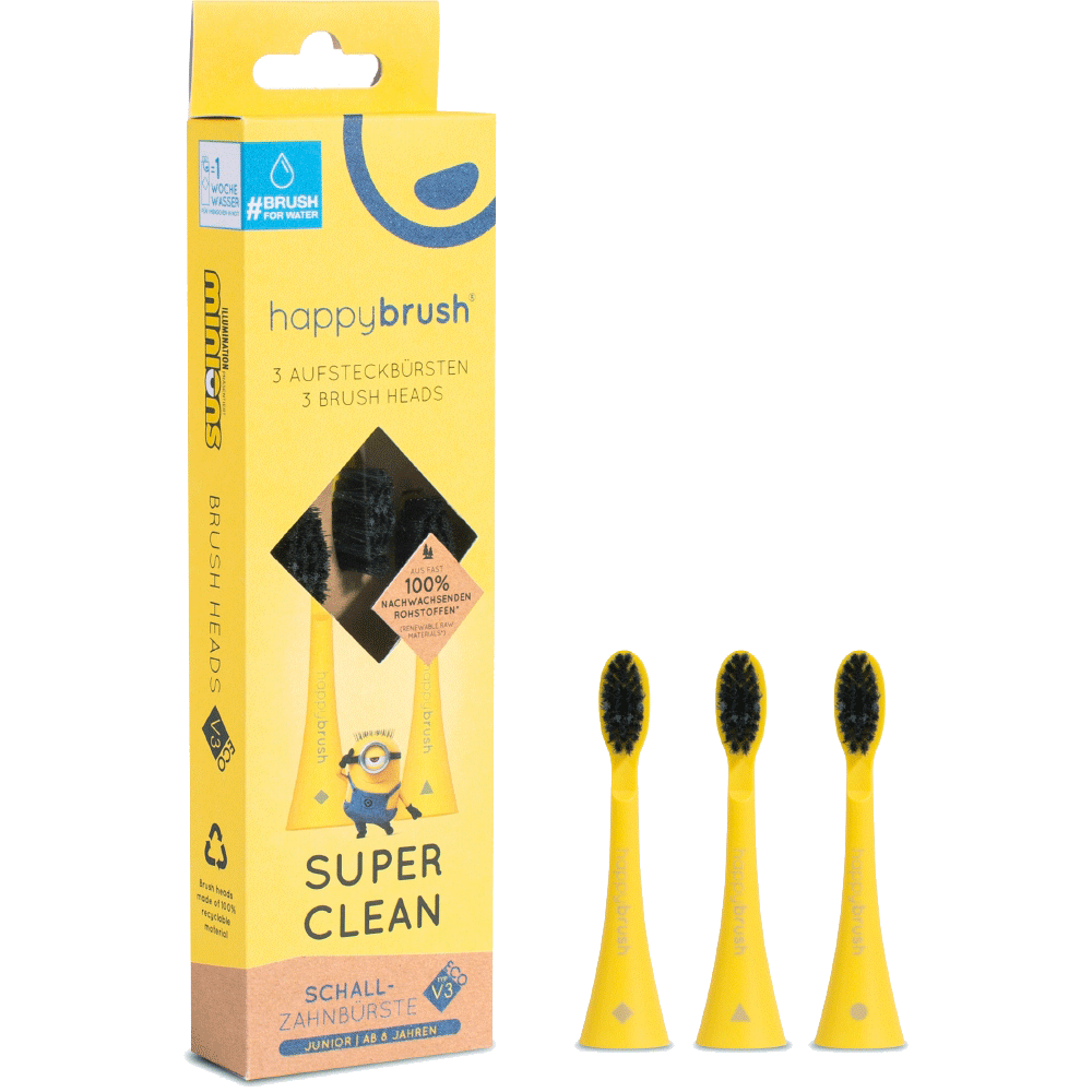 Bild: happybrush Minion Aufsteckbürsten V3 