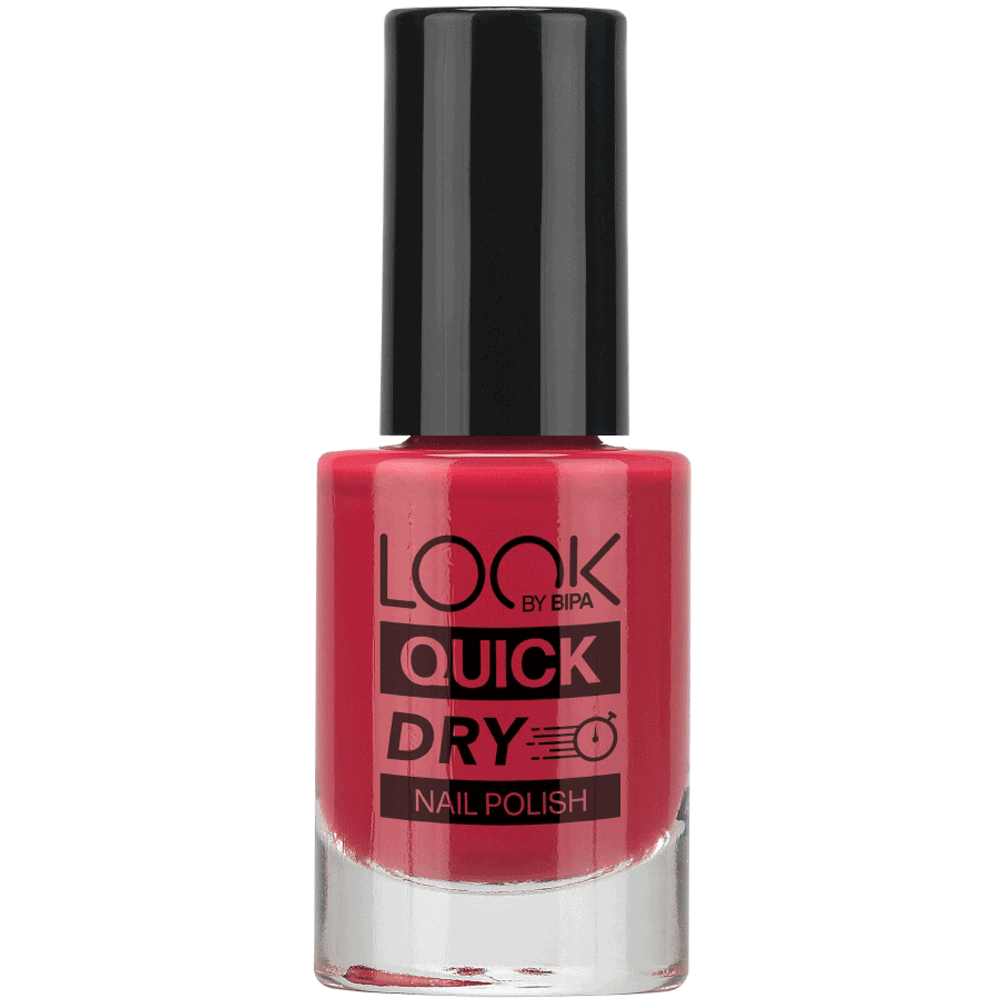 Bild: LOOK BY BIPA Quick Dry Nail Polish hibiscus