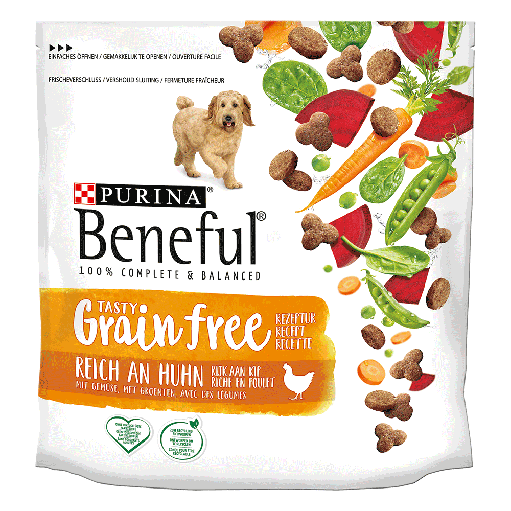 Bild: Beneful Grainfree Reich an Huhn mit Gemüse 