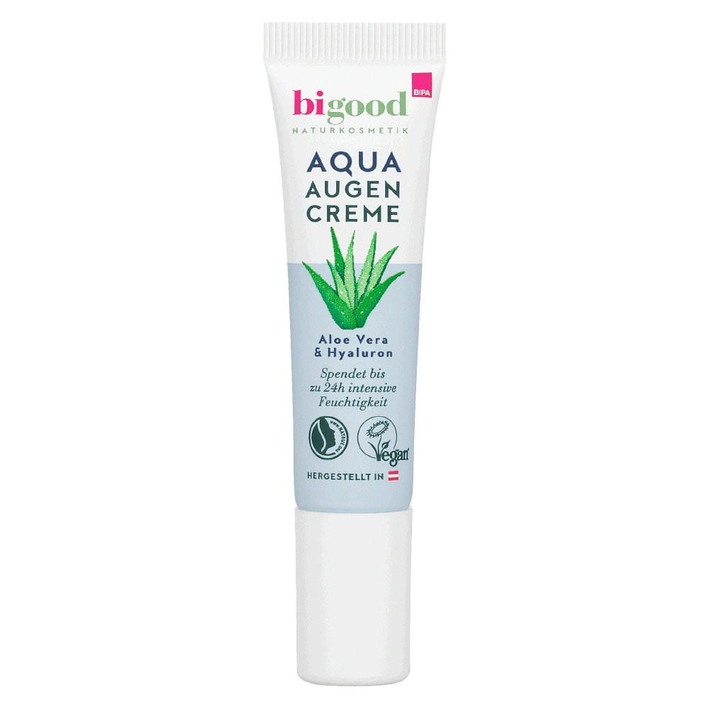 Bild: bi good Aqua Augencreme Aloe Vera & Hyaluron 