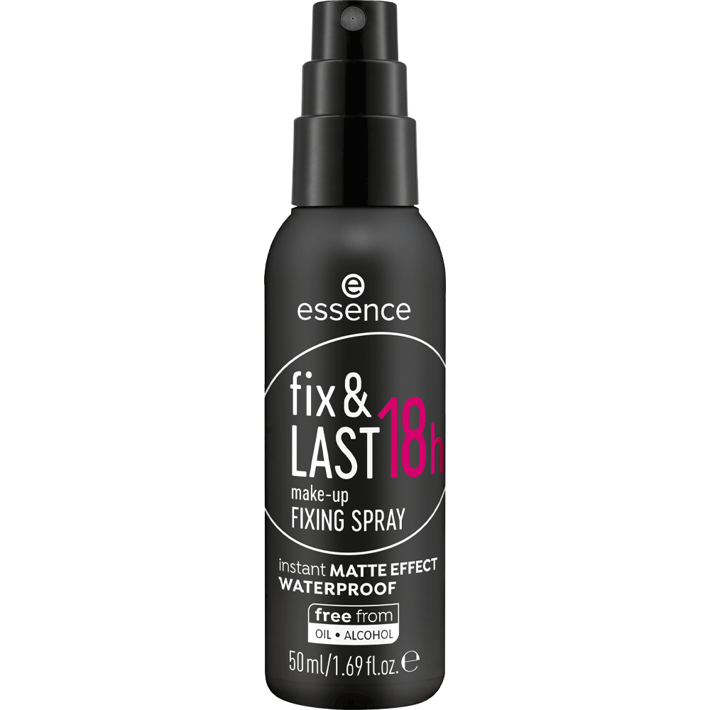 Bild: essence Fix & Last 18h make-up Fixing Spray 