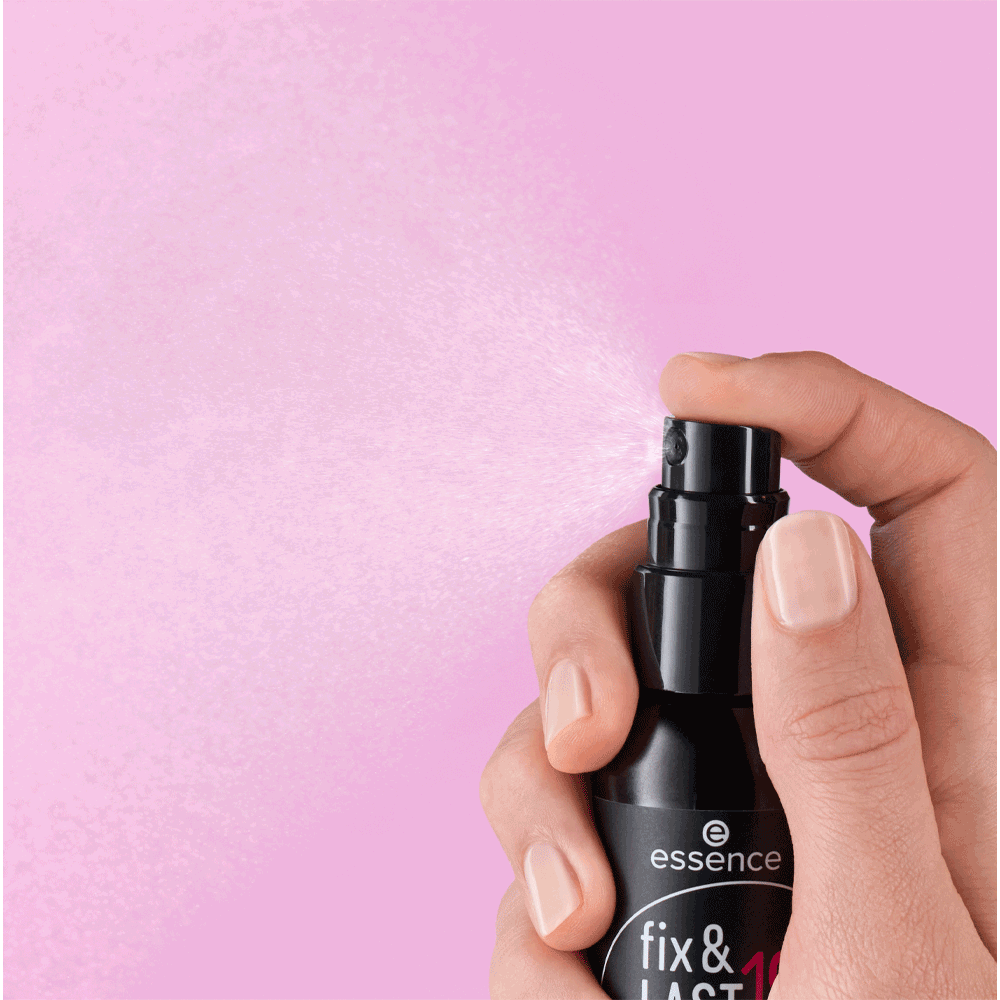 Bild: essence Fix & Last 18h make-up Fixing Spray 