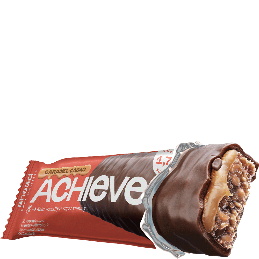 Bild: ACHIEVE Riegel Caramel Cacao 