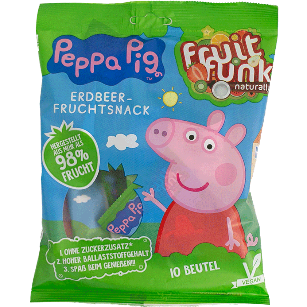 Bild: Fruit Funk Peppa Pig Multibag 10x10g 