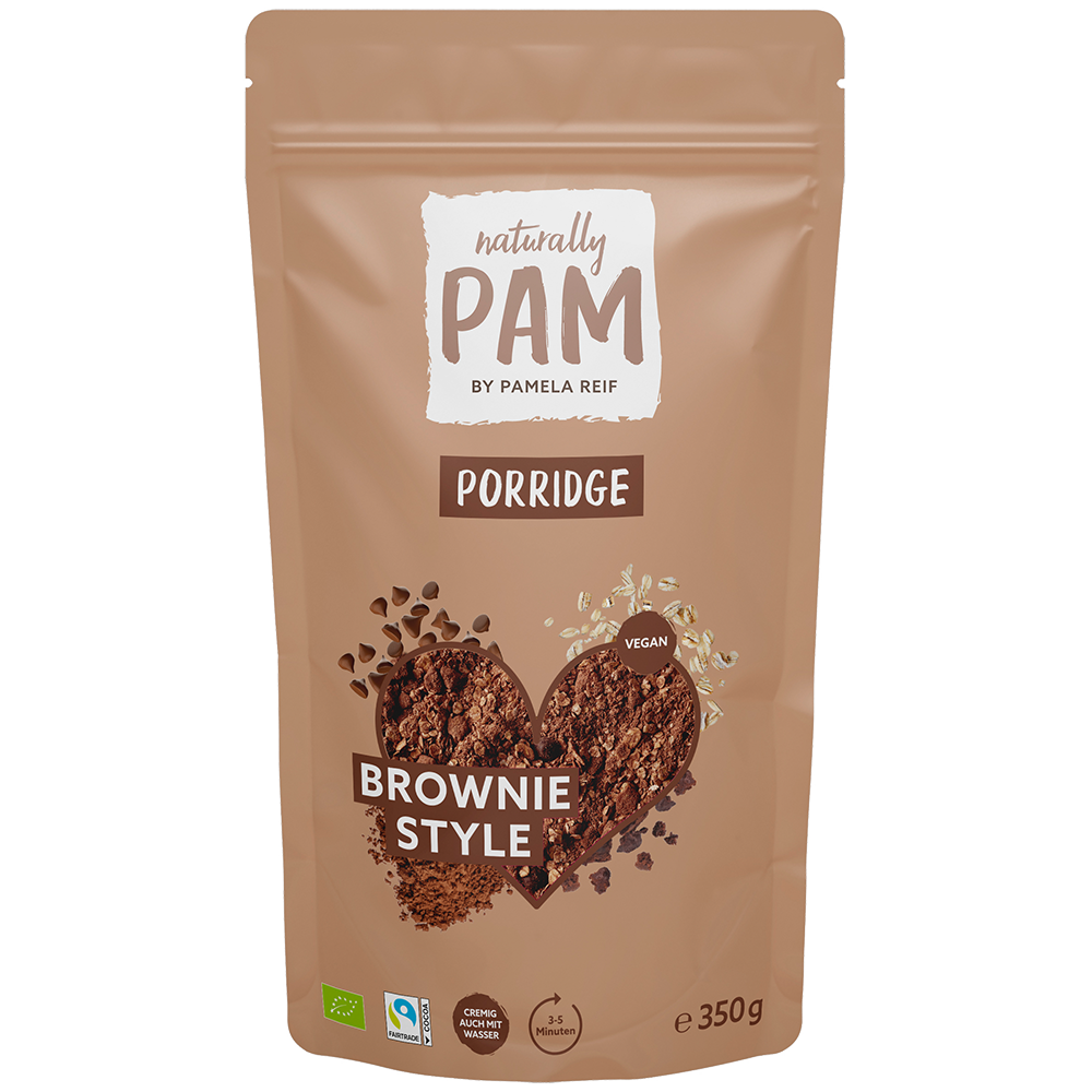 Bild: Naturally PAM by Pamela Reif Porridge Brownie Style 