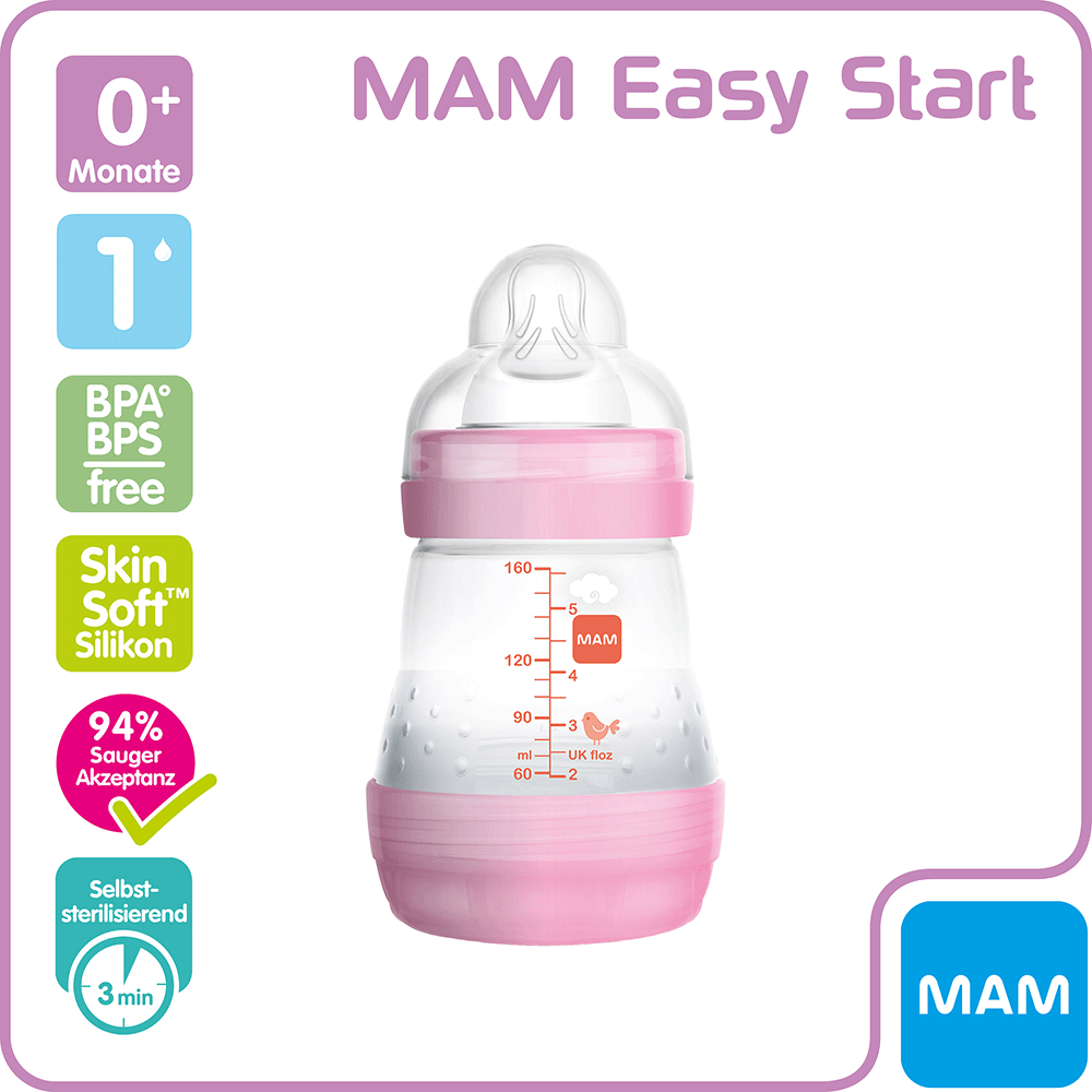 Bild: MAM Easy Start Anti-Colic Babyflasche 160 ml 