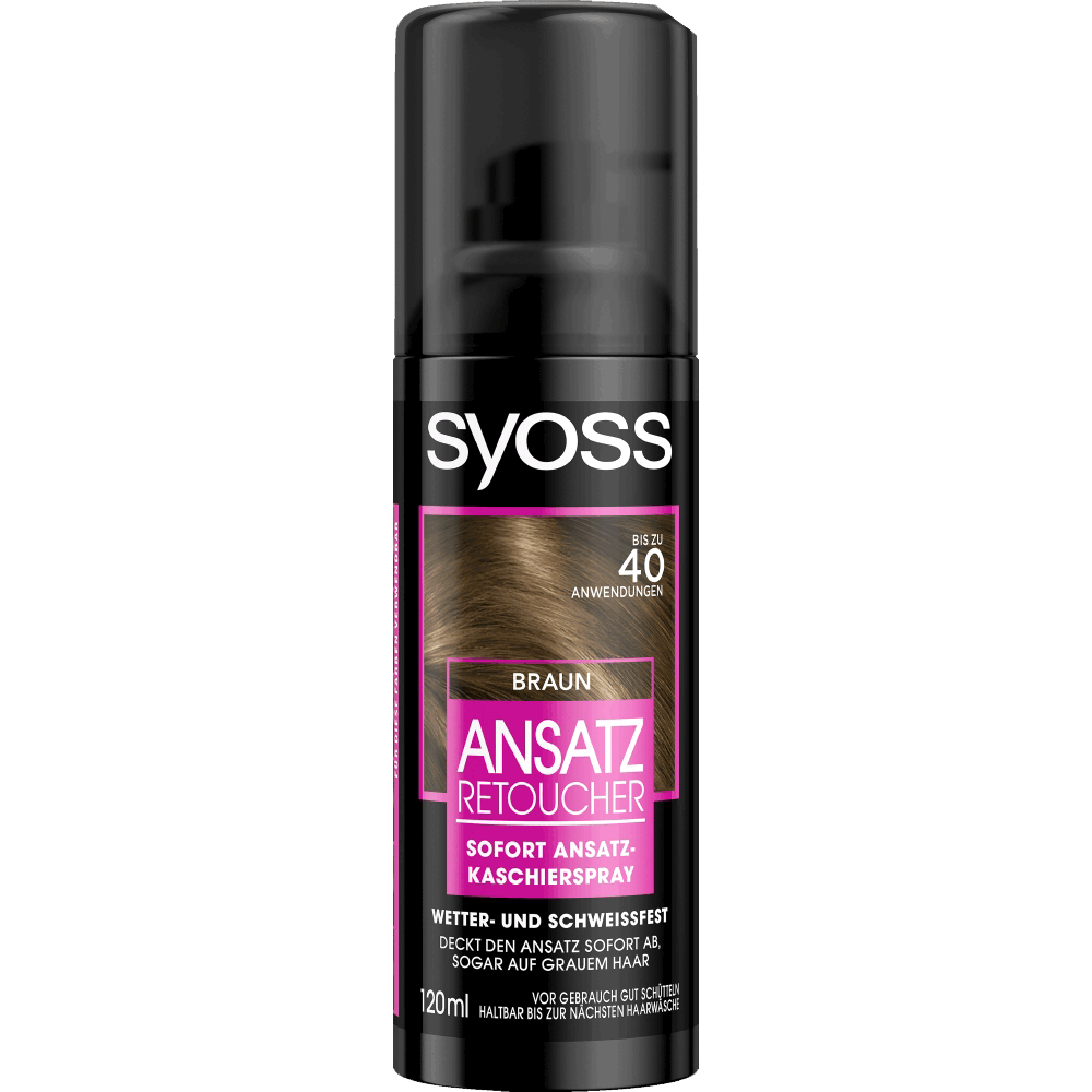 Bild: syoss Ansatz Retoucher Kaschierspray braun