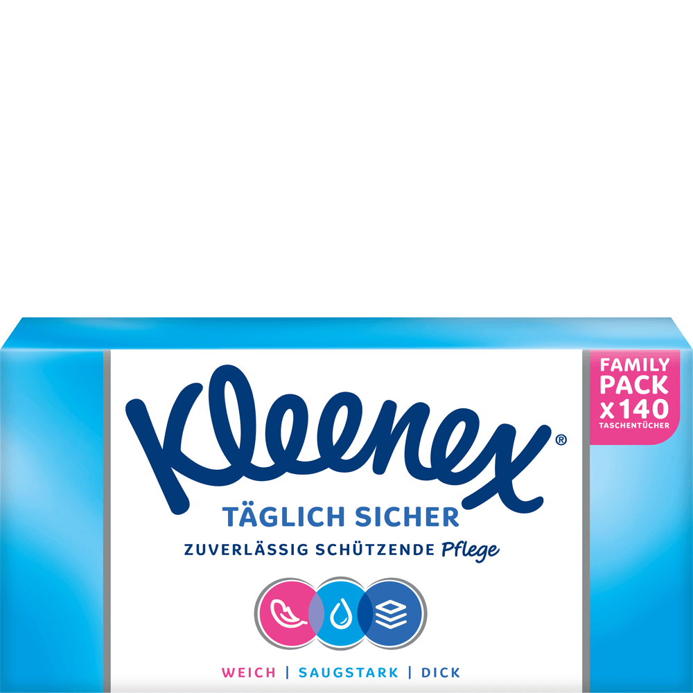 Bild: Kleenex Täglich Sicher Taschentuchbox 