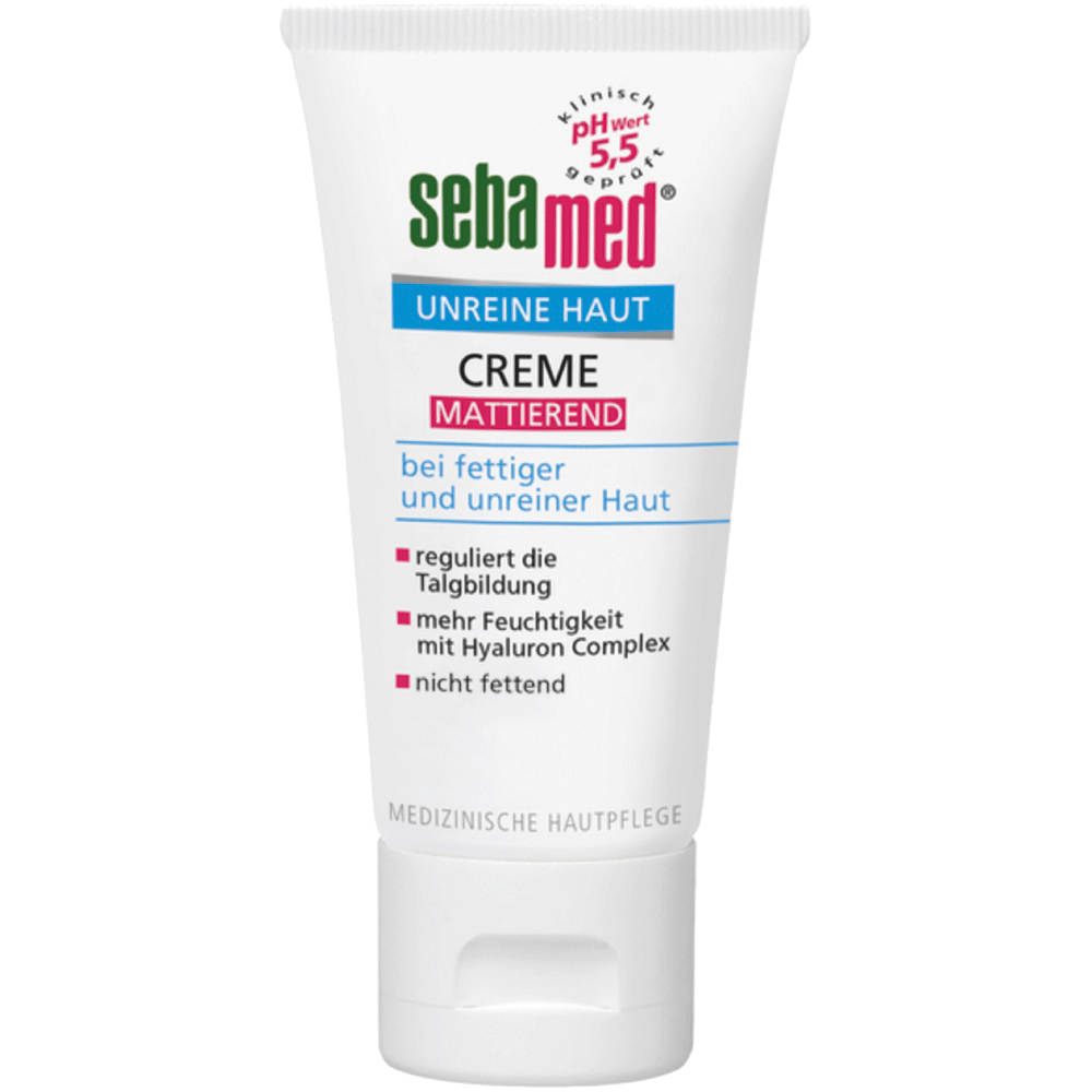 Bild: sebamed Creme mattierend unreine Haut 