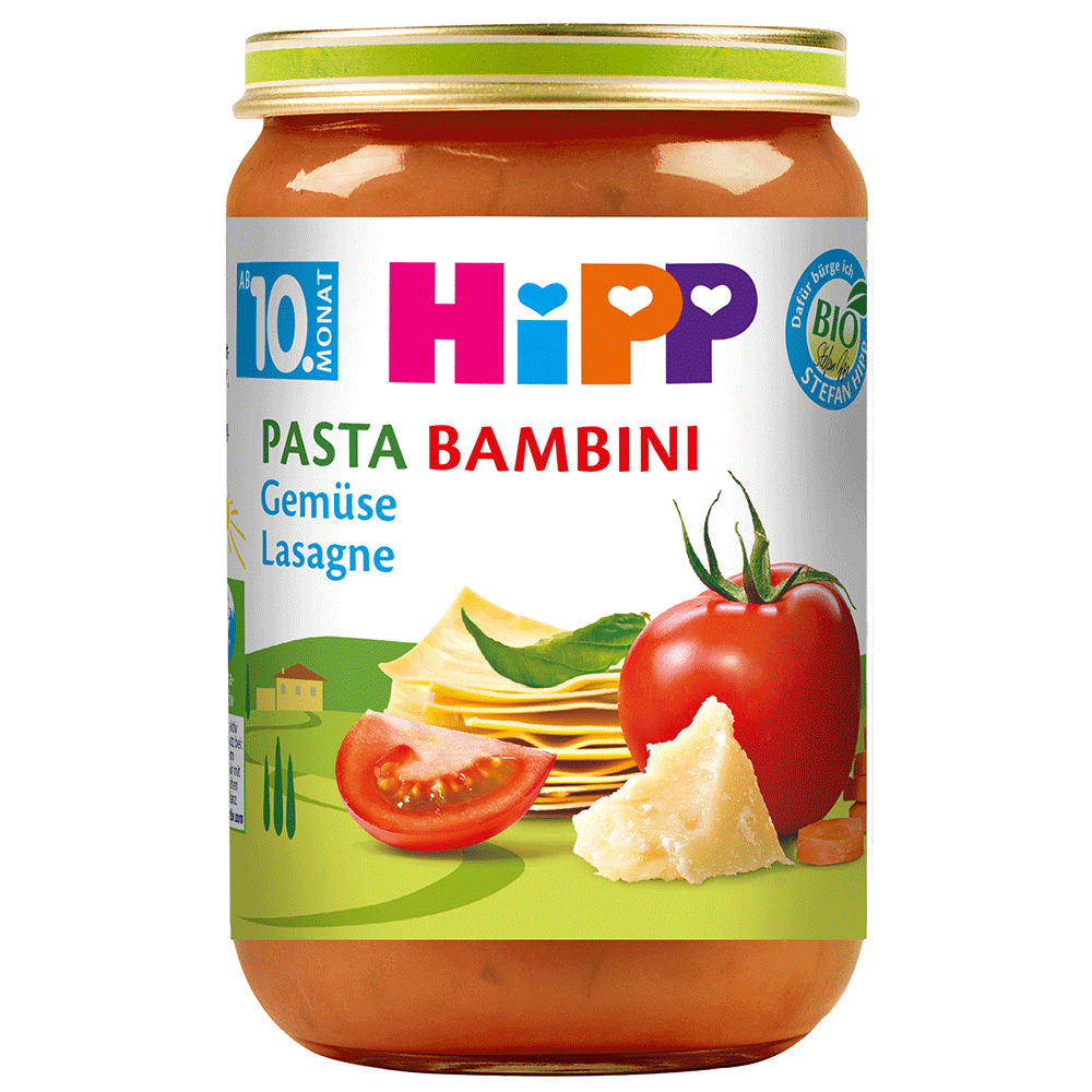 Bild: HiPP Pasta Bambini Gemüse Lasagne 