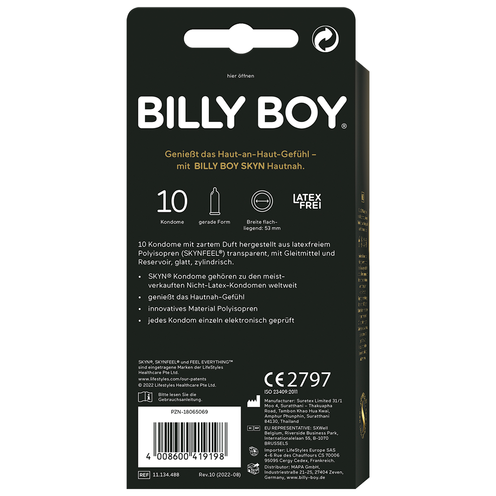 Bild: BILLY BOY Hautnah Skyn Kondome 