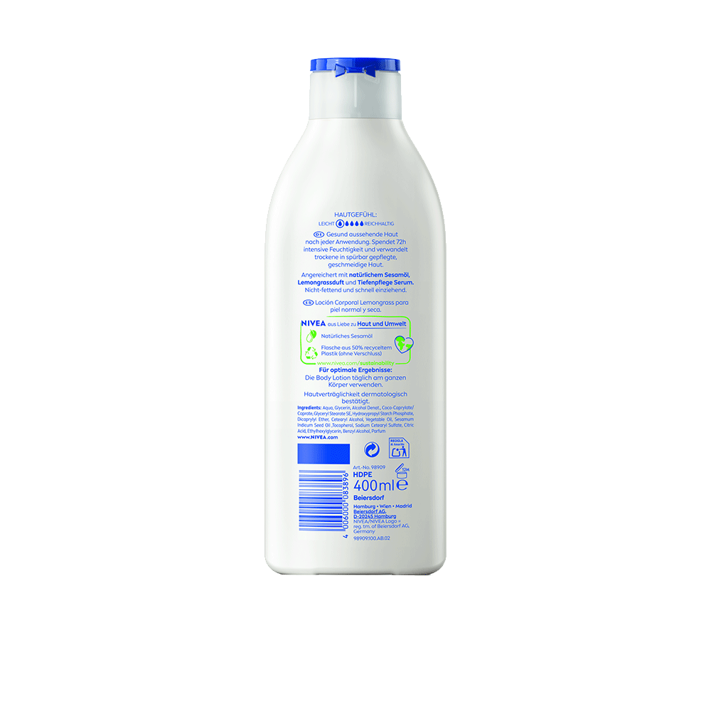 Bild: NIVEA Body Lotion Lemongrass 