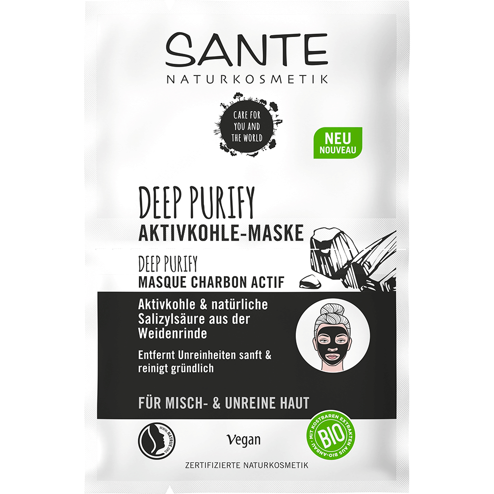 Bild: SANTE Deep Purify Aktivkohle Maske 