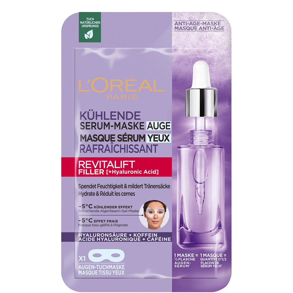 Bild: L'ORÉAL PARIS Revitalift Augen Serum-Maske 