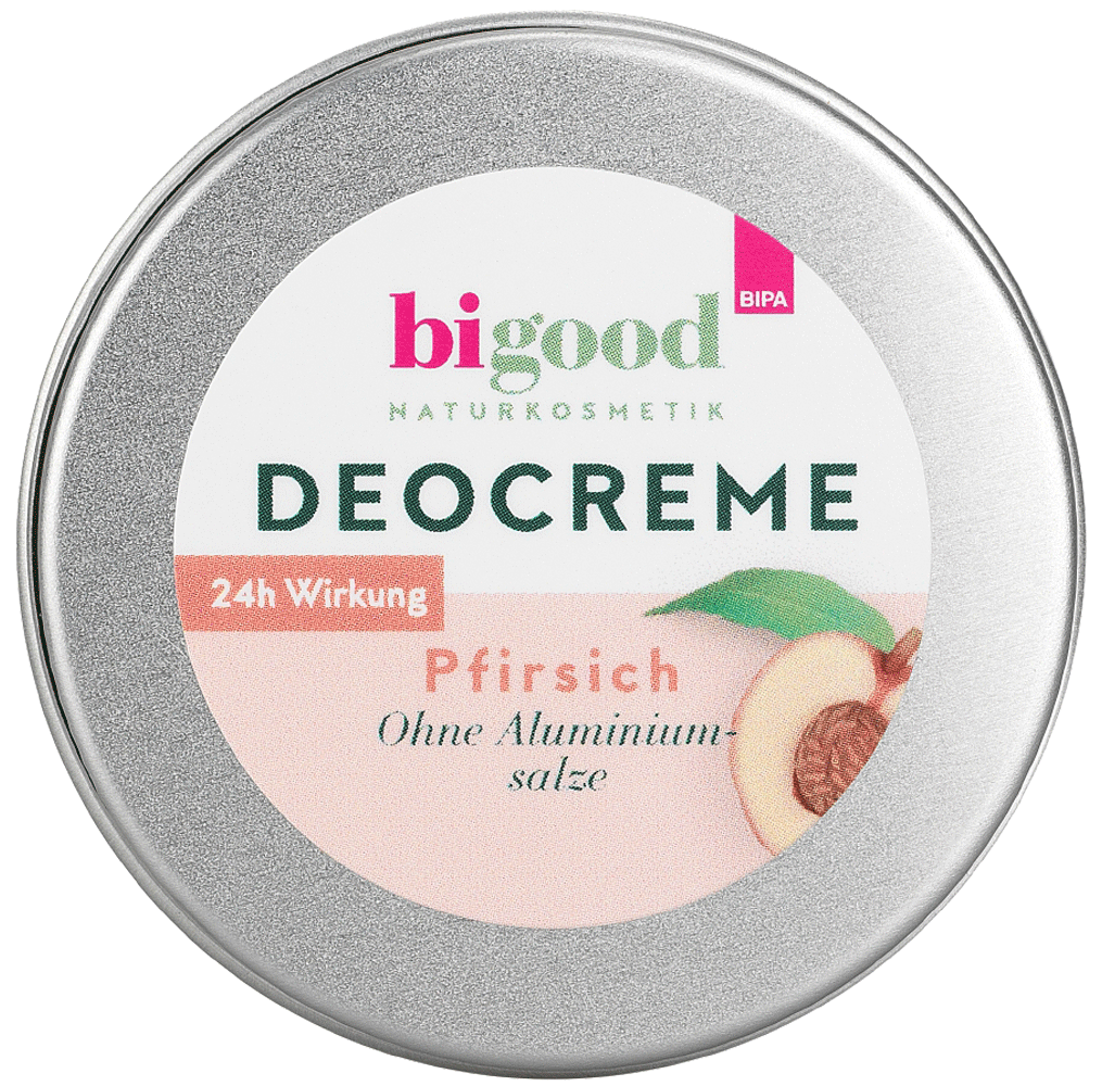 Bild: bi good Deocreme Pfirsich & Sheabutter 