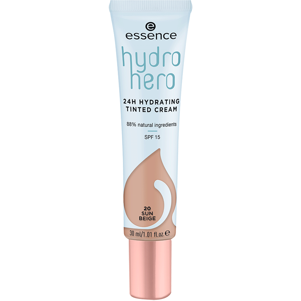 Bild: essence Hydro Hero 24H Hydrating Tinted Cream Sun Beige