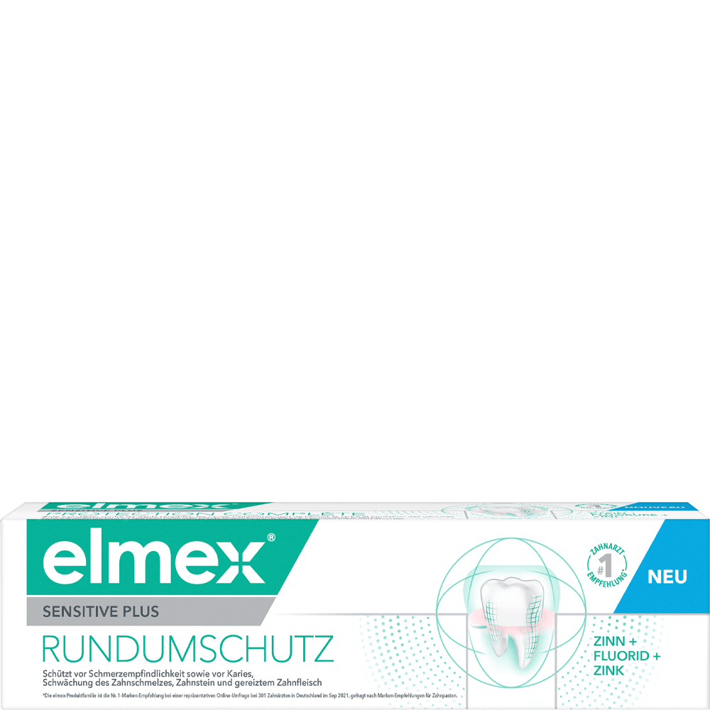 Bild: elmex Sensitiv Plus Rundumschutz Zahncreme 