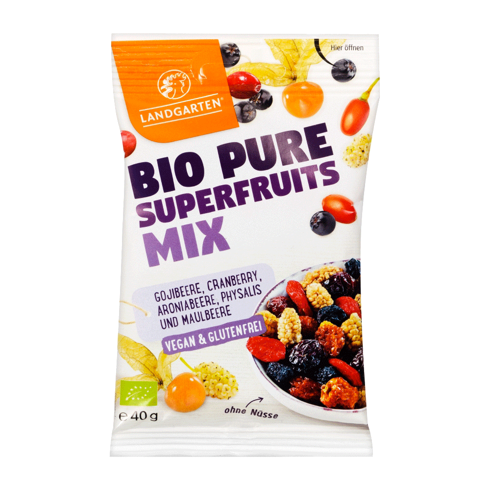 Bild: Landgarten Bio Pure Superfruits Mix 