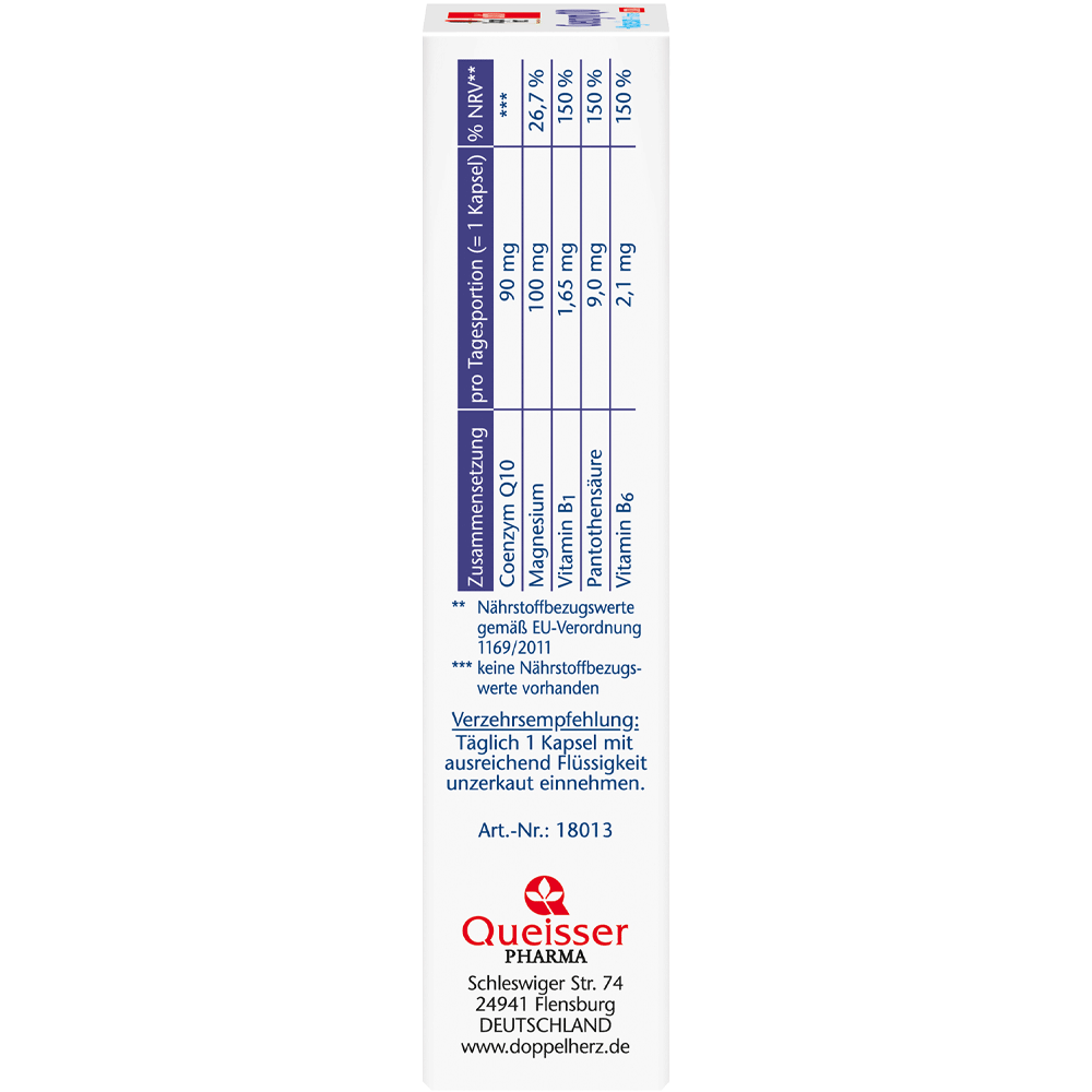 Bild: DOPPELHERZ Kapseln Coenzym Q10 + Magnesium Extra 