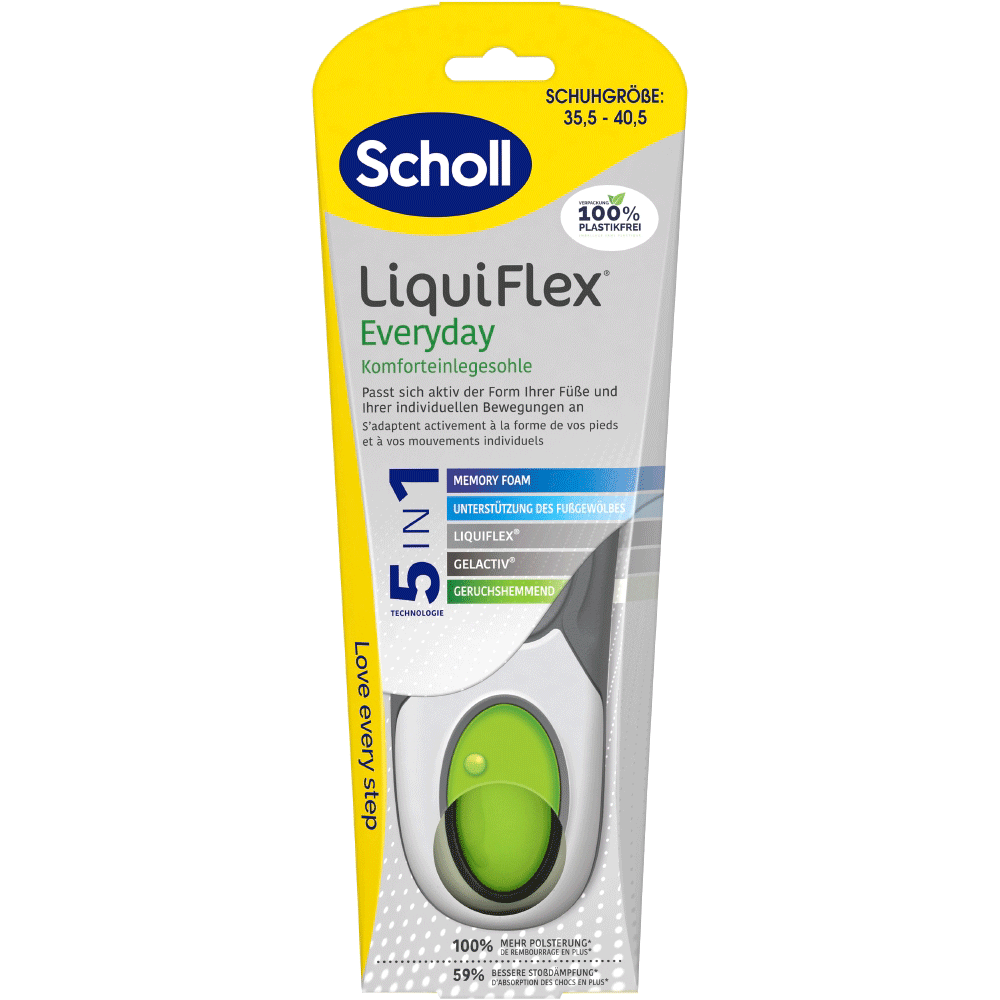 Bild: Scholl Fußsohle LiquiFlex Everyday S 