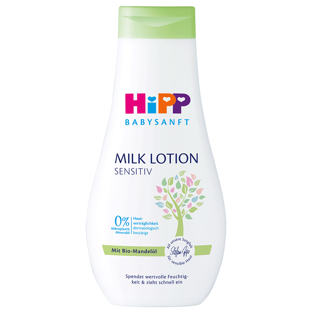 Bild: HiPP Babysanft Milk Lotion Sensitiv 