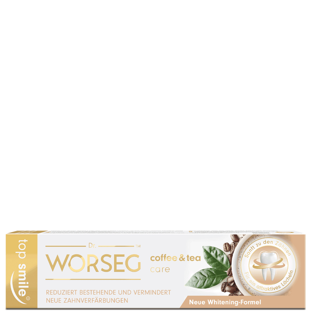 Bild: Worseg Top Smile Coffee & Tea Care Zahncreme 